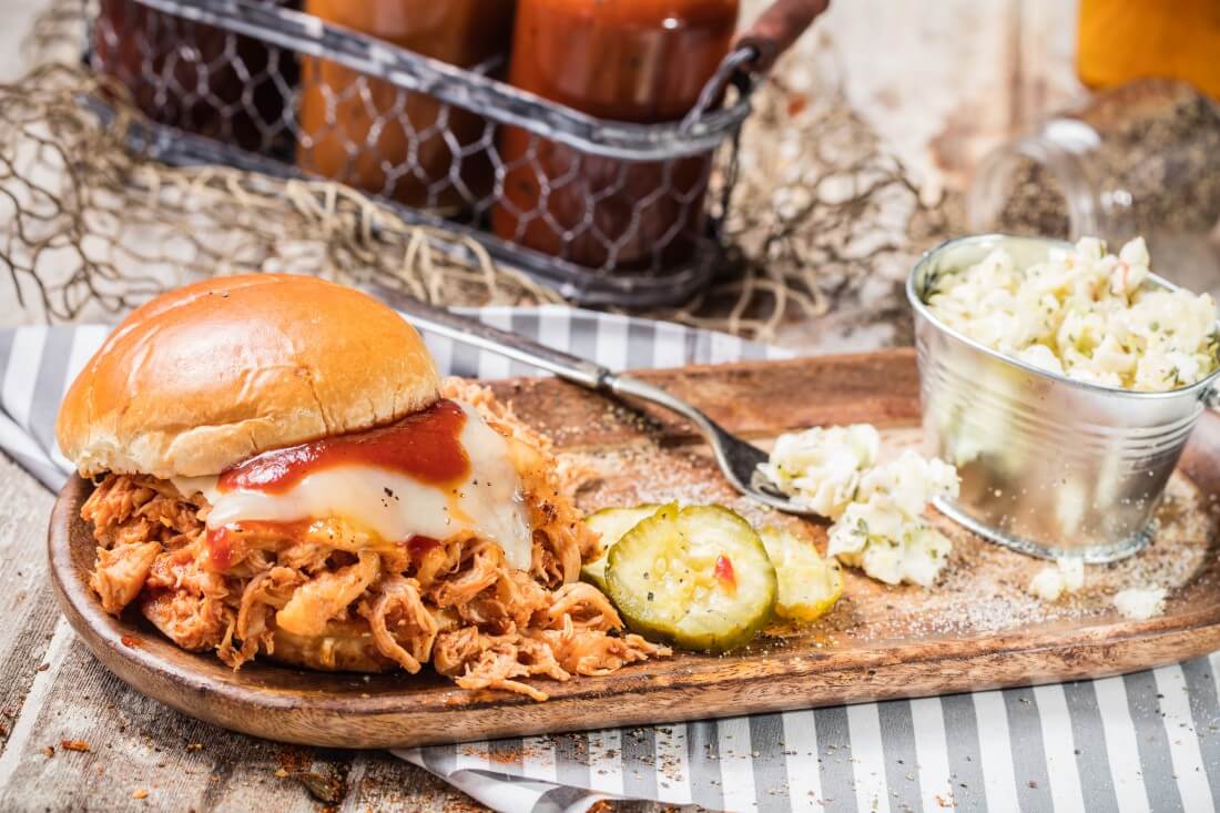 BBQ Pulled Chicken Sandwich