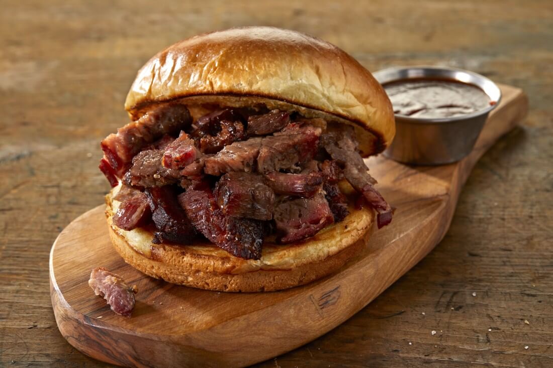 Texas Beef Brisket Sandwich
