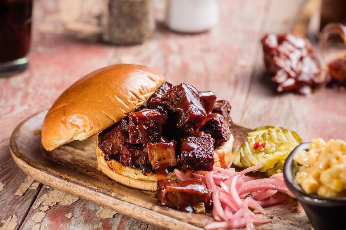 Burnt Ends Sandwich