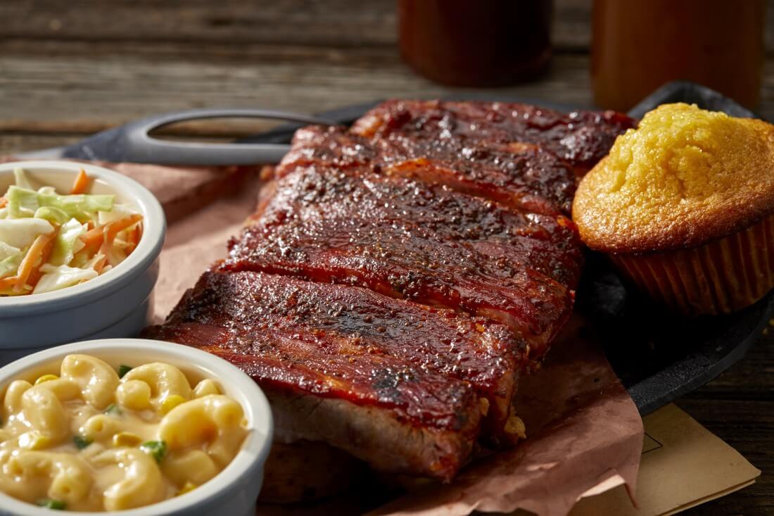 St. Louis Style Spare Ribs Half Slab Platter