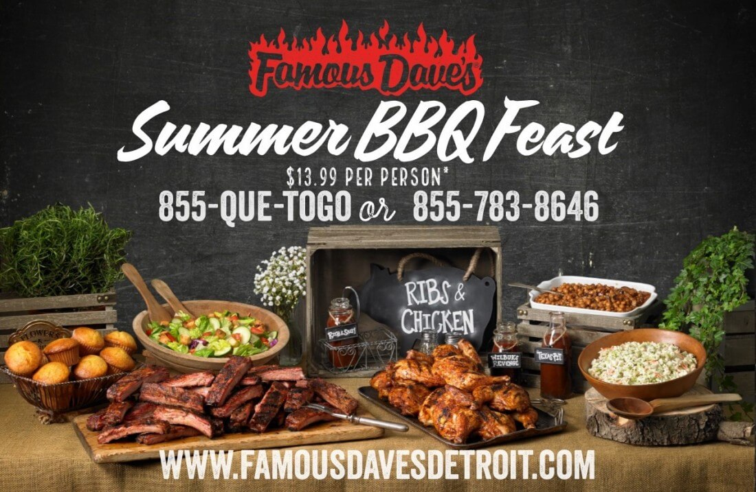 Catering Specials Famous Dave's Detroit